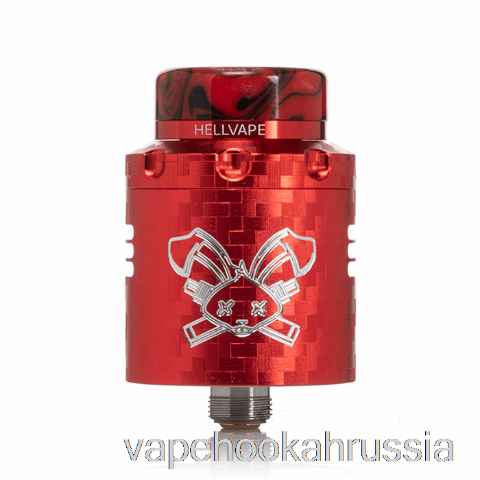 Vape Juice Hellvape Dead Rabbit V3 24 мм RDA Красный Карбон